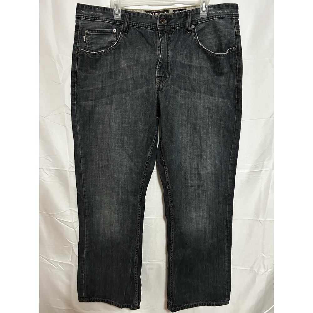 Ecko Unltd Jeans Mens 36x30 Baggy Dark Wash Y2K Skater Streetwear‎ Denim